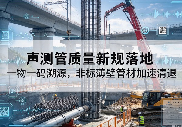 洛宁声测管质量新规落地，一物一码溯源，非标薄壁管材加速清退