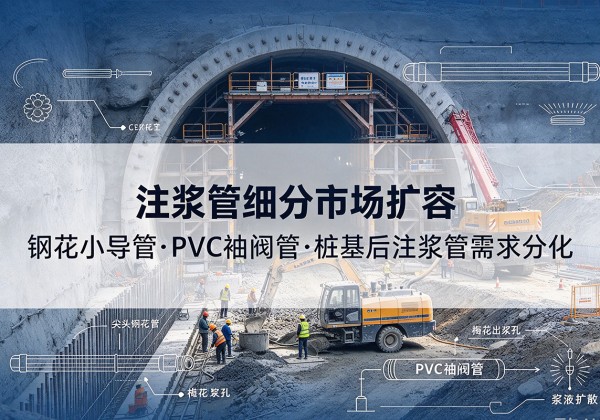 洛宁注浆管细分市场扩容，隧道钢花小导管、PVC 袖阀管、桩基后注浆管需求分化